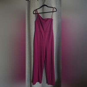 Women's Plum Wide-Leg Jumpsuit
